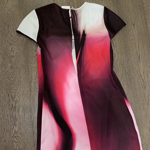 Short Sleeve Maxi Dress. US 06. Black/Pink/White. - Picture 5 of 5